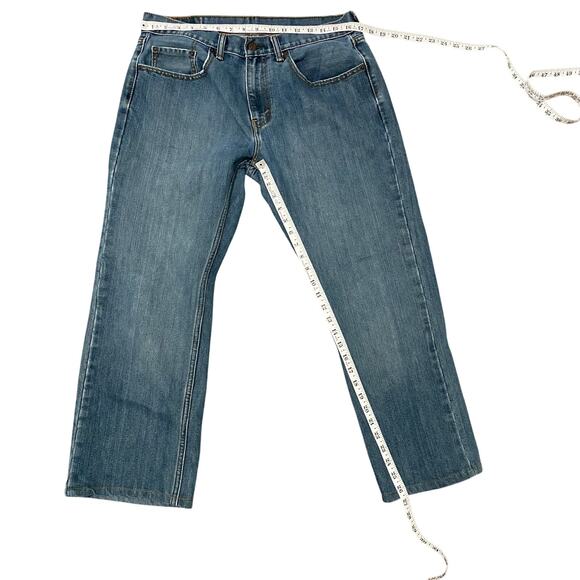 Levi's 559 Relaxed Straight Leg Jeans Mens Measures 33 x 27 Medium Wash Denim - Picture 5 of 6